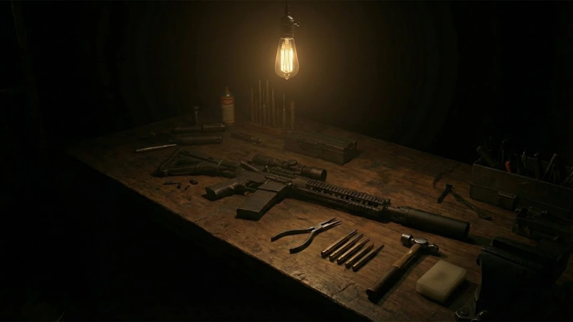 Michigan Silencer Company workbench