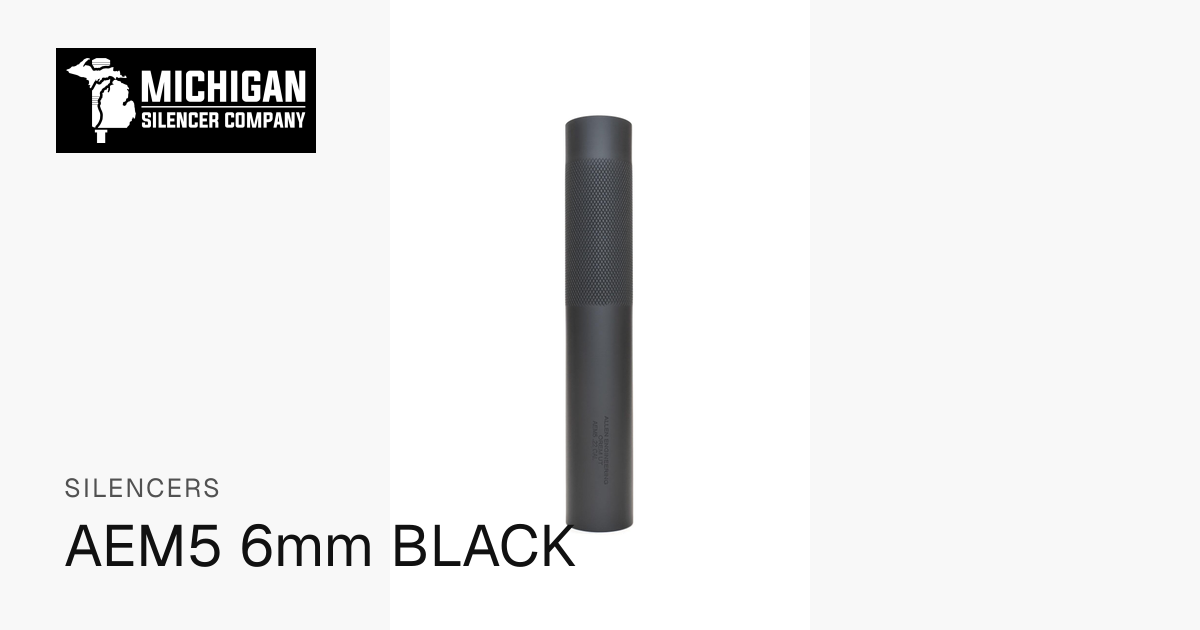 AEM5 6mm BLACK | Allen Engineering