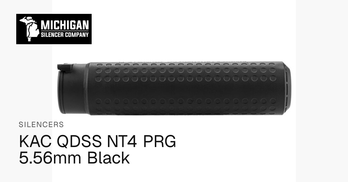 KAC QDSS NT4 PRG 5.56mm Black | Knights Armament